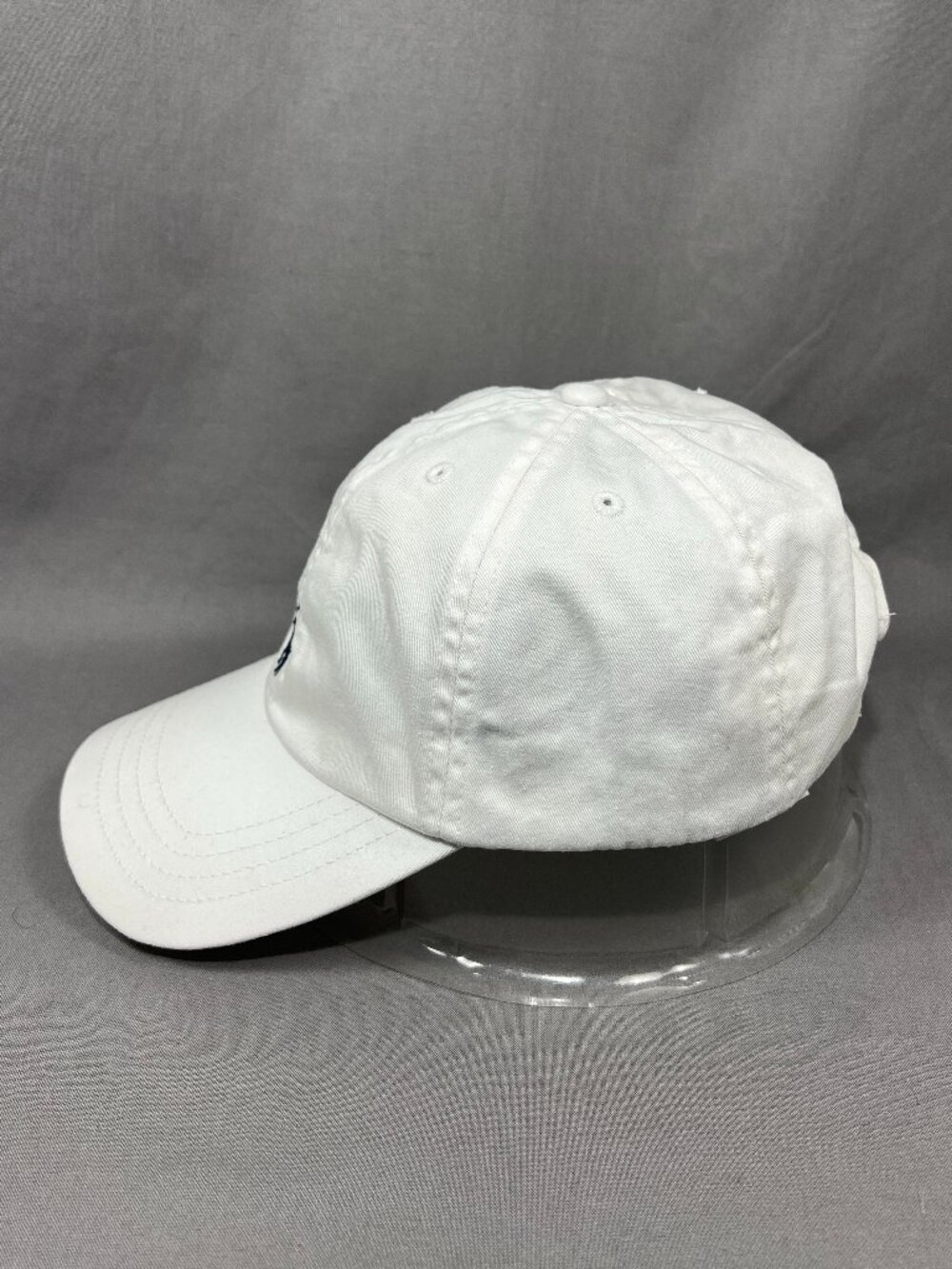 Polo Ralph Lauren Strapback Hat Adjustable White Navy Pony Dad Youth Kids 8-20 - Picture 4 of 16